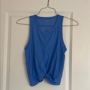 Blue Sleeveless Top